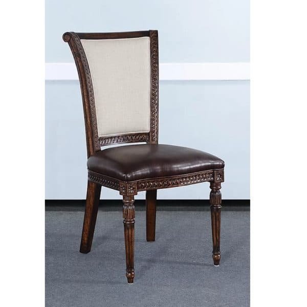 Italian Paris Captain's Chair Oatmeal Linen